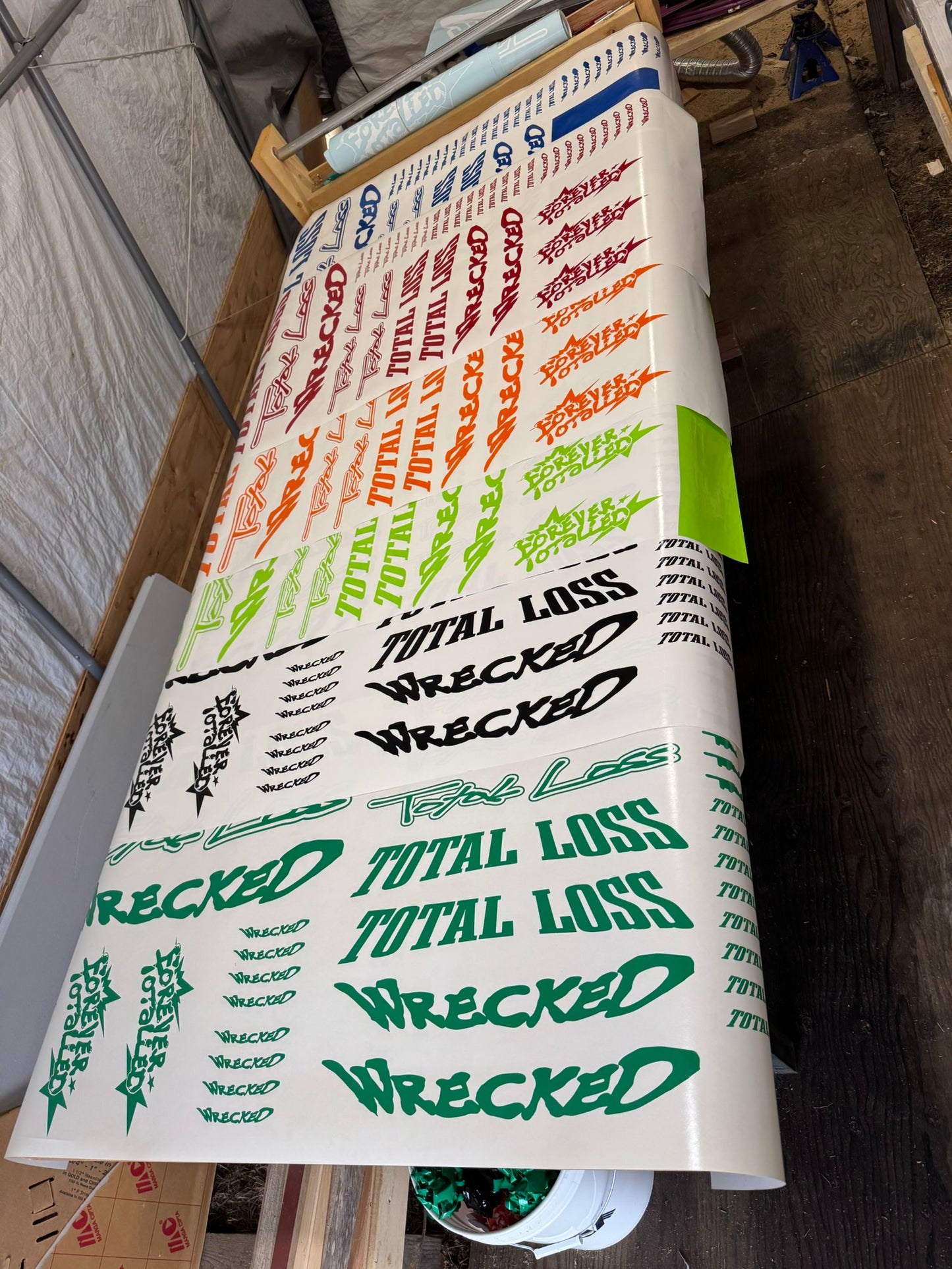 Total Loss Tag Decal