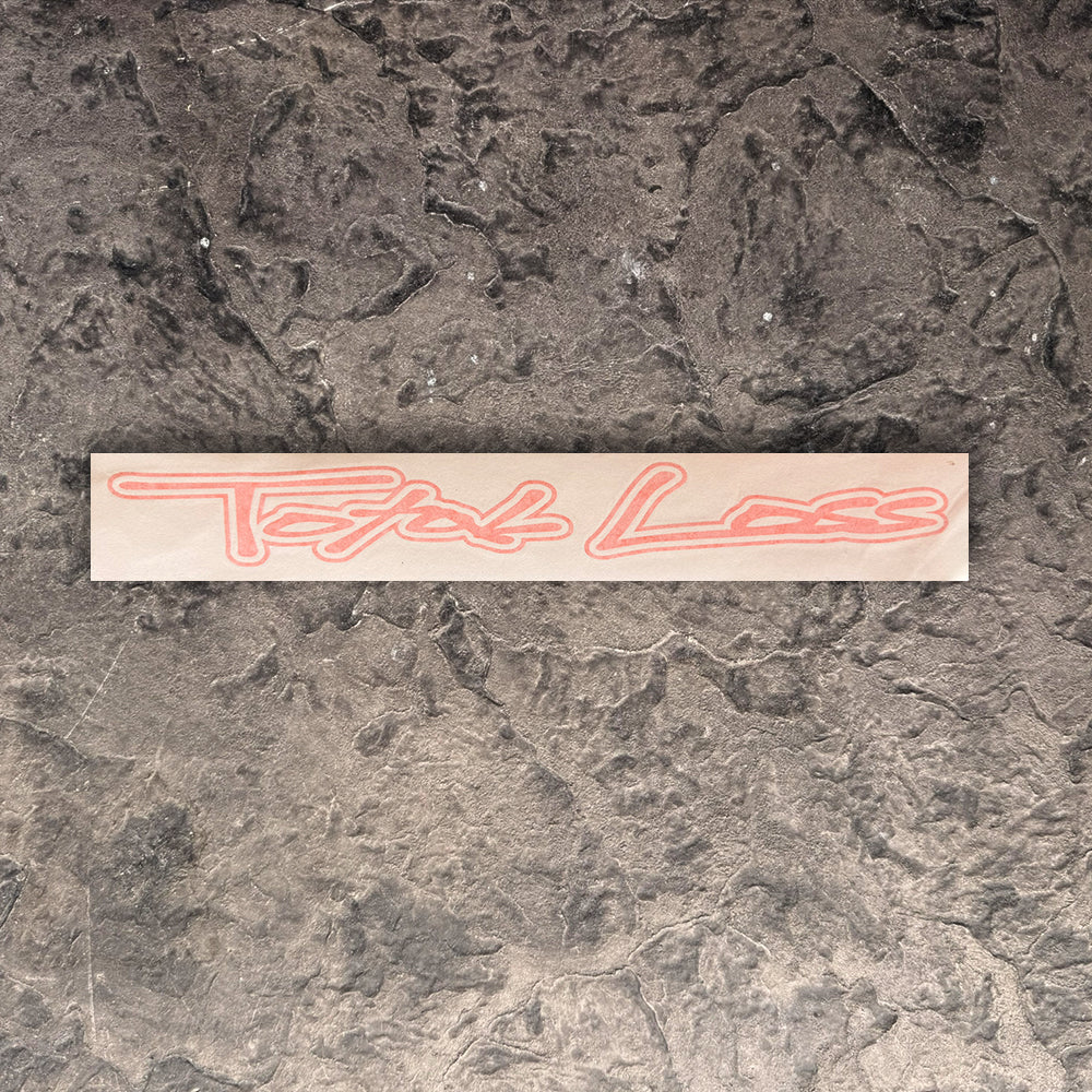 Total Loss Tag Decal
