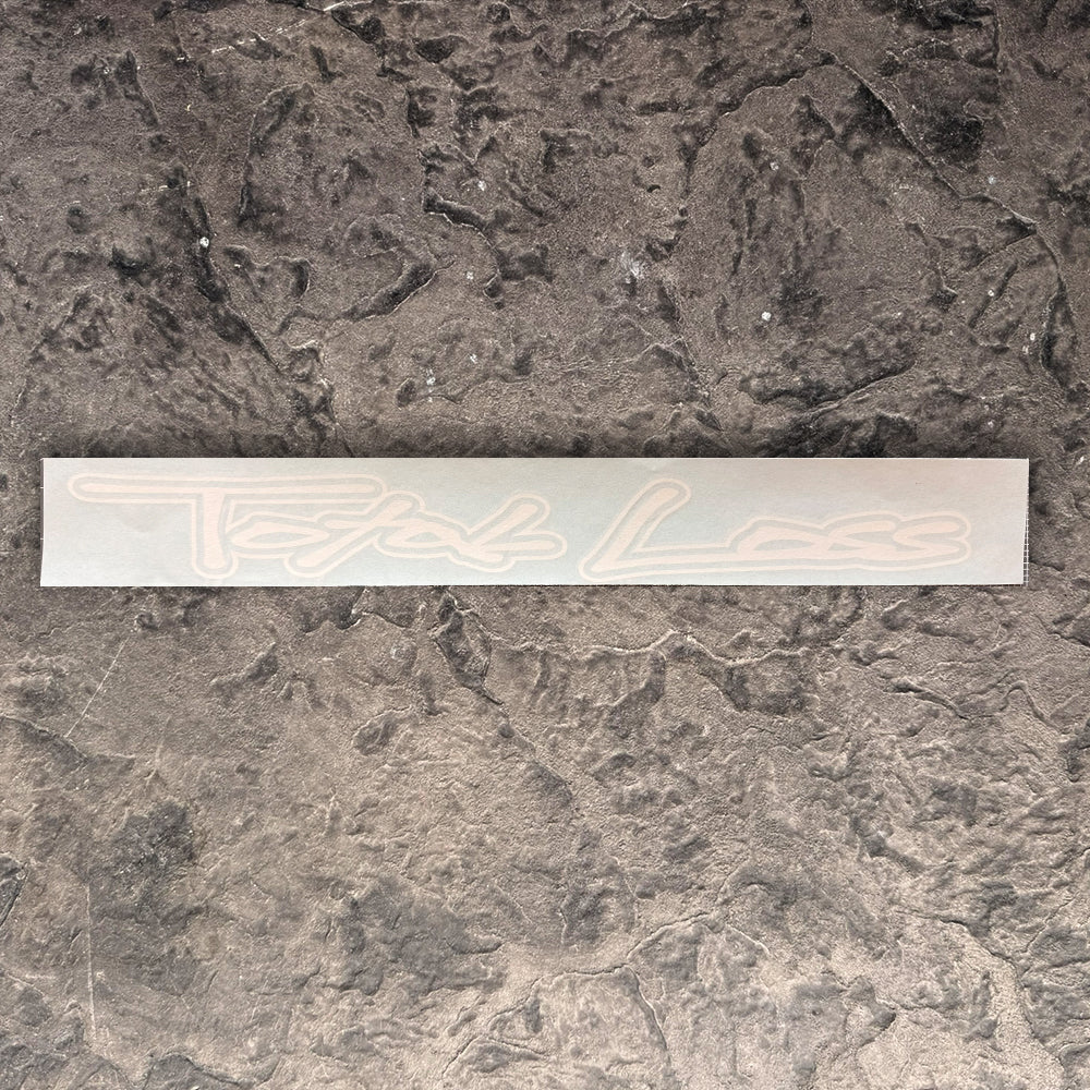 Total Loss Tag Decal