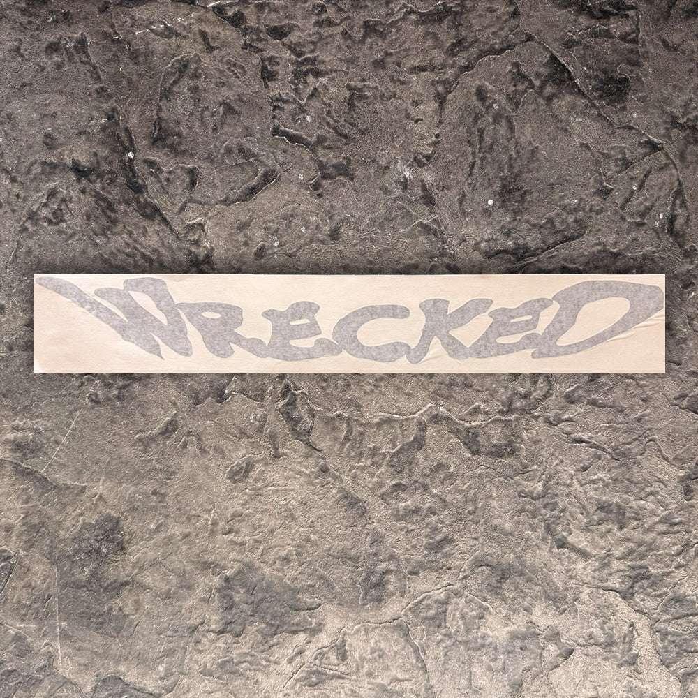 WRECKED Decal