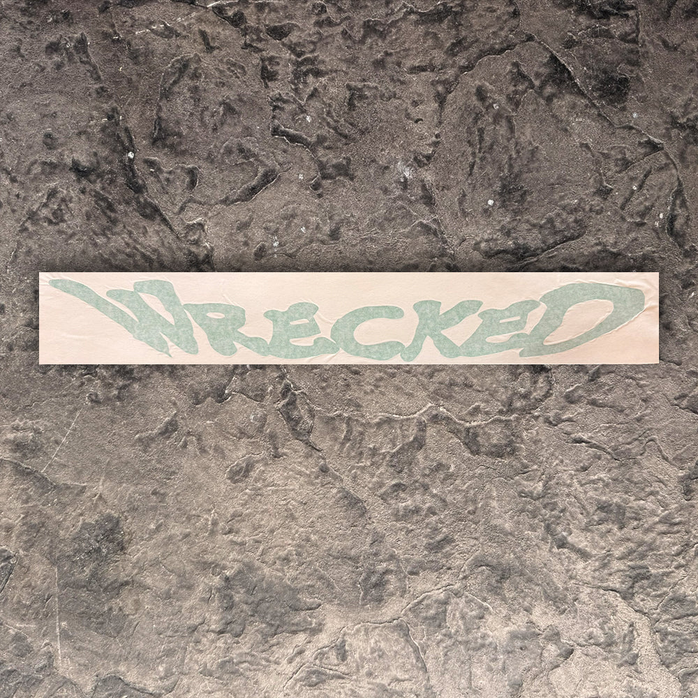 WRECKED Decal