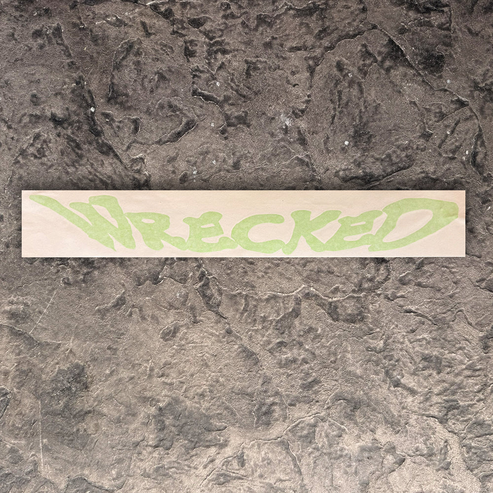 WRECKED Decal
