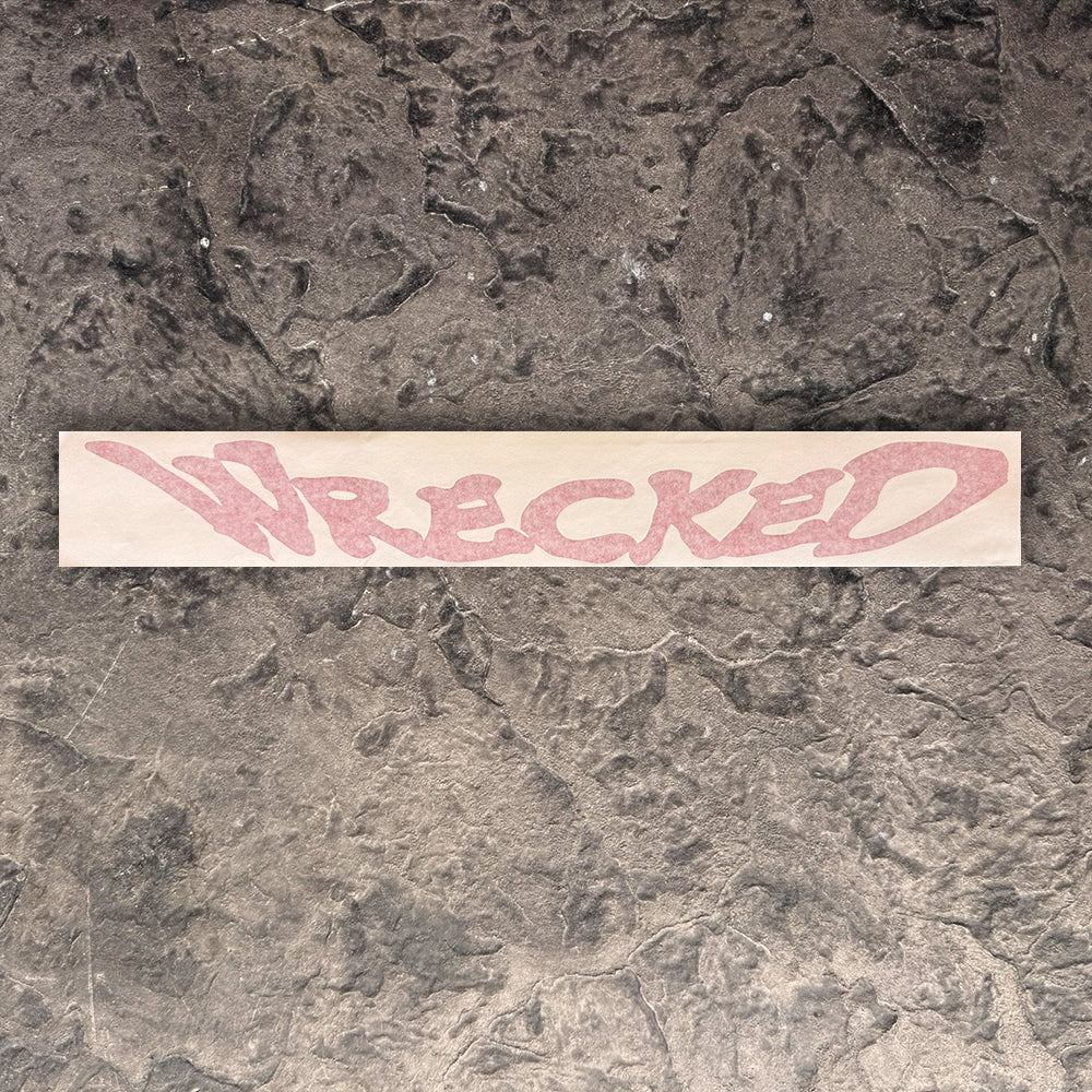 WRECKED Decal