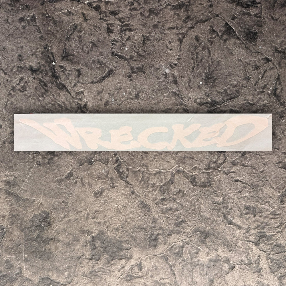 WRECKED Decal