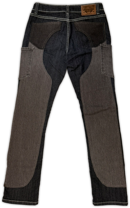 Back view of the Contrast Standoff Jewl Pant