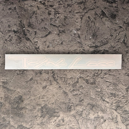 Total Loss Tag Decal