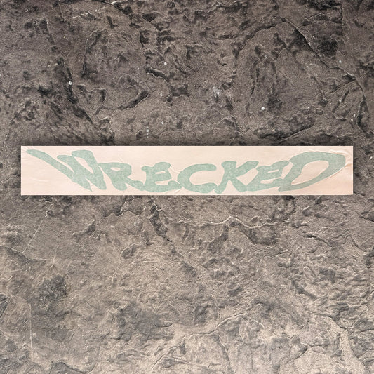 WRECKED Decal